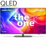 Smart TV Philips 43PUS9010/12, 43 inch, 4K Ultra HD, LED, HDR, QLED, Titan OS, Negru