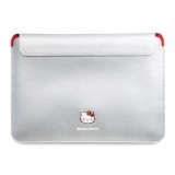 Husa pentru Laptop, 14 - Hello Kitty Sleeve PU Metal Logo (HKCS14PGHDLMS) - Silver