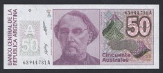 A4746 Argentina 50 australes ND 1986 1989 UNC foto