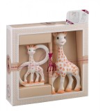 Set Cadou SOPHIEsticat Cu Girafa Sophie Si Inel Dentitie