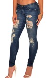 CL602-444 Jeans skinny model taiat Sandblast