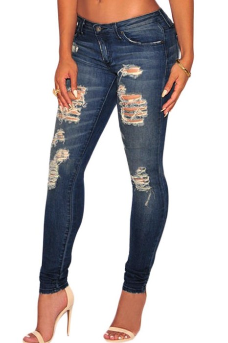 CL602-444 Jeans skinny model taiat Sandblast