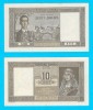 Iugoslavia (p#35) 10 Dinara 1939 aUNC &#039;Karađorđević&#039; serie: C.0080 454