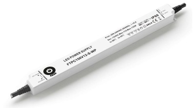Sursă de alimentare POS FTPC150V12-S-WP, driver LED POS 12V/11A CV, carcasă subțire din plastic IP66 foto