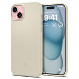 Cumpara ieftin Husa pentru iPhone 15, Spigen Thin Fit, Mute Beige