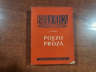 Poezii si proza de D.Anghel foto