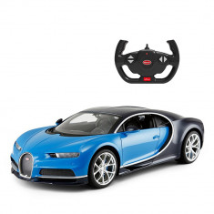 Masinuta cu telecomanda, Rastar, Bugatti Chiron, 1:14, Albastru