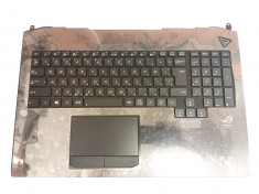 Carcasa superioara cu tastatura palmrest Laptop, Asus, ROG G750, G750J, G750JH, G750JS, G750JW, G750JX, G750JZ, G750JM, cu iluminare, diverse layout-u foto