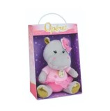 Cumpara ieftin Jucarie de plus muzicala Jemini Balerina - Hipopotam, 18 cm