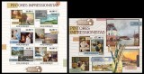 MOZAMBIC 2011 - Picturi, maestri impresionisti/ set complet - bloc+colita MNH, Nestampilat