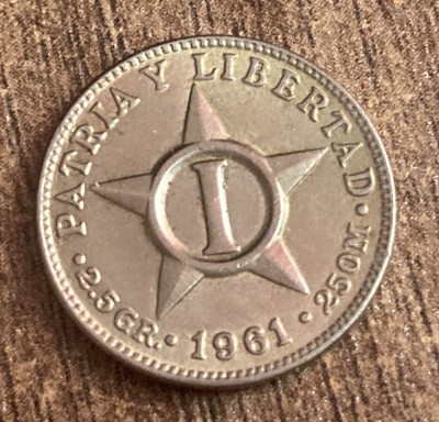 C50 - Moneda foarte veche - Cuba - 1 centavo - 1961 foto