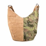 Cumpara ieftin Geanta dama din pluta Verde Marbled