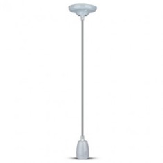 Pendul tavan portelan soclu E27 - gri