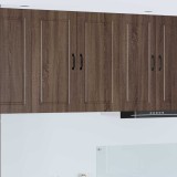 vidaXL Dulap de bucătărie Stejar &icirc;nchis 80 x 31 x 80 cm Lemn compozit 885412