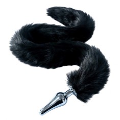 Dildo Long Tail S Black foto