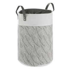 Cos de rufe gri, model frunze, 43L, 35x45cm