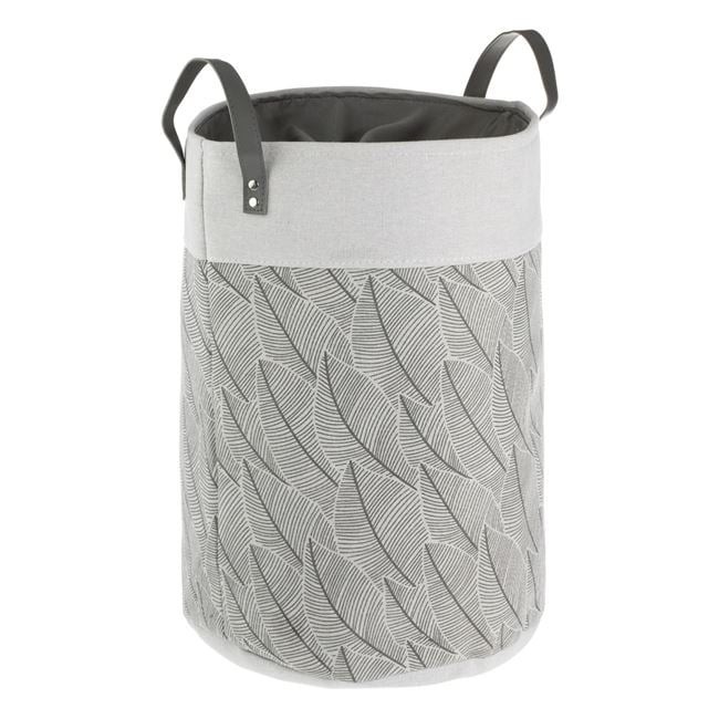 Cos de rufe gri, model frunze, 43L, 35x45cm
