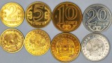 KAZAHSTAN LOT / SET Nr 2 - 4 buc , 2 tenge 2005 + 5 tenge 2012 + 10 tenge 2015 + 20 tenge 2014, Asia