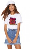 Tricou dama alb - Keep it real - XL, THEICONIC