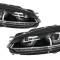 Faruri LED VW Golf 6 VI (2008-2013) Design Golf 7 3D U Design Semnal LED Dinamic Performance AutoTuning