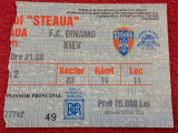 Bilet meci fotbal STEAUA Bucuresti-DINAMO Kiev (preliminarii CL 08.08.2001)