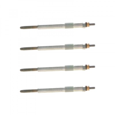 Set 4 bujii incandescente Bosch pentru Fiat Scudo, Ulysse, Ford Focus II, Lancia Phedra 2.0 foto