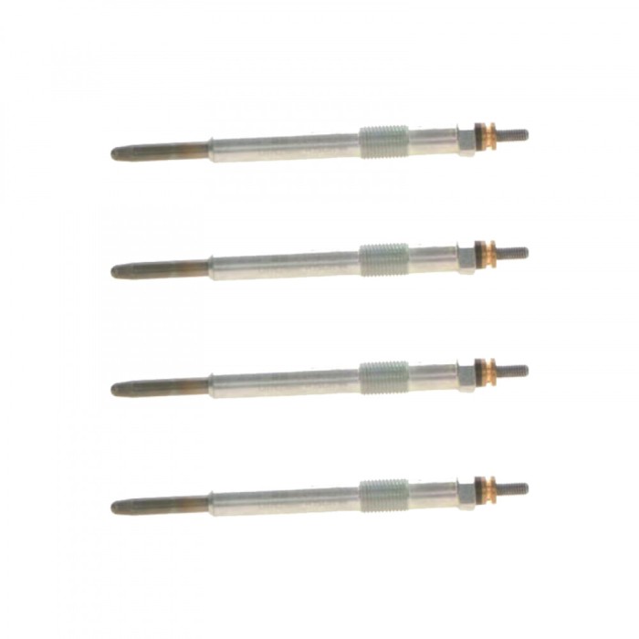 Set 4 bujii incandescente Bosch pentru Fiat Scudo, Ulysse, Ford Focus II, Lancia Phedra 2.0