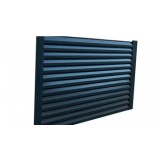 Panouri gard tip Jaluzea, Grosime 0.6mm, Gri Ral 7016, Dublu Vopsit, Dimensiune L 200cm x H 160 cm