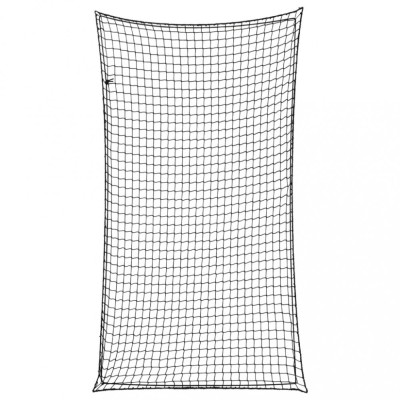 Plasă de remorcă cu funie elastică, negru, 2,7x1,5 m, PP foto