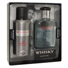 Set cadou 2 piese Whisky Silver foto