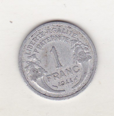 bnk mnd Franta 1 franc 1944