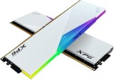Memorie DDR Adata - gaming DDR5 32GB, frecventa 6400MHz, latenta CL32, 16GB x 2 module, radiator alb, iluminare RGB, XPG LANCER RGB &quot;AX5U6400C3216G-DC