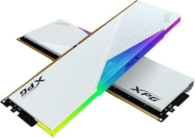 Memorie DDR Adata - gaming DDR5 32GB, frecventa 6400MHz, latenta CL32, 16GB x 2 module, radiator alb, iluminare RGB, XPG LANCER RGB &amp;quot;AX5U6400C3216G-DC foto