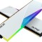 Memorie DDR Adata - gaming DDR5 32GB, frecventa 6400MHz, latenta CL32, 16GB x 2 module, radiator alb, iluminare RGB, XPG LANCER RGB &quot;AX5U6400C3216G-DC