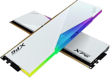 Memorie DDR Adata - gaming DDR5 32GB, frecventa 6400MHz, latenta CL32, 16GB x 2 module, radiator alb, iluminare RGB, XPG LANCER RGB &quot;AX5U6400C3216G-DC