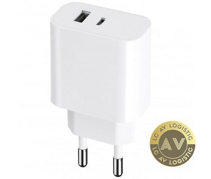 Incarcator Retea MaXlife MXTC-06 20W 3A 1 x USB-A - 1 x USB-C Alb