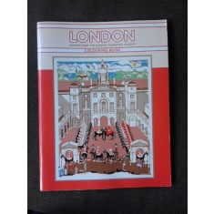 LONDON, POSTERS FROM THE LONDON TRANSPORT MUSEUM, COLOURING BOOK (CARTE DE COLORAT)