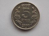 5 RUPEES 2000 INDIA