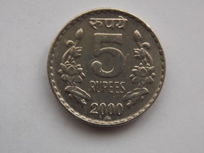 5 RUPEES 2000 INDIA foto