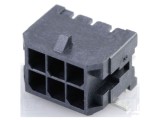 Conector MOLEX 43045-0610 Micro-Fit 3.0 6 pini 3mm cablu-placă soclu tată