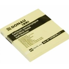 Notite adezive Donau, 76x76mm, 100 file