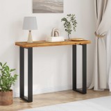 vidaXL Masă de consolă Maro 100 x 35 x 75 cm Lemn solid de tec 42015920