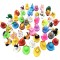 Set 50 ratuste pentru baie, flippy, 6x5.5x5.5 cm, multicolore