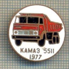 Y 578 INSIGNA- KAMAZ 5511 1977 -AUTOCAMION RUSIA -URSS -PENTRU COLECTIONARI