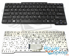 Tastatura Laptop neagra Sony 9J N0Q82 101 layout US fara rama enter mic foto