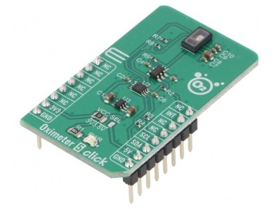 Senzor Oximetru de Saturație Oxigen I2C - Oximeter 5 Click foto