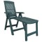 Sezlong, verde, plastic - 1