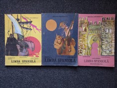 LIMBA SPANIOLA MANUAL CLASA A II-A, A III-A, A IV-A - Bucurenciu, Poloni (3 vol)