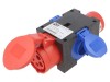 Conector AC trifazat spliter 16A 400VAC IP44