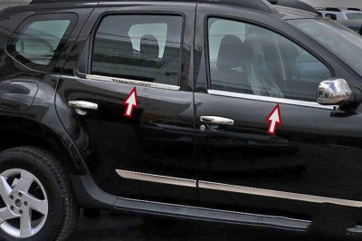 Chedere cromate usi/geamuri Dacia Duster I 2010-2018 foto